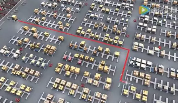 工业4.0技术：京东的AGV、立体库、机器人自动化仓库