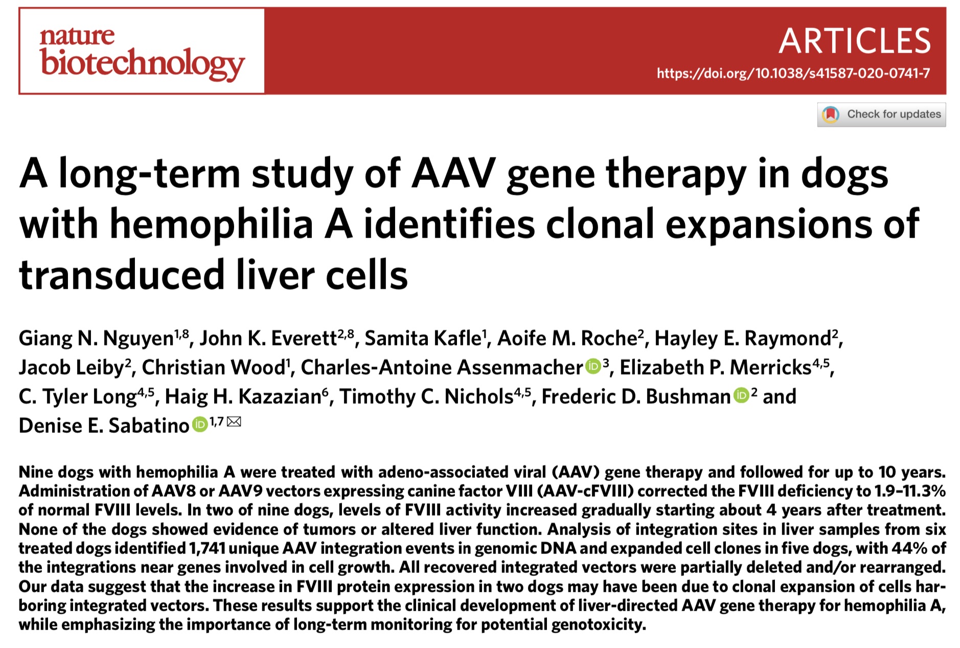 基因疗法如火如荼，然而长期存在的安全性顾虑仍无法接触