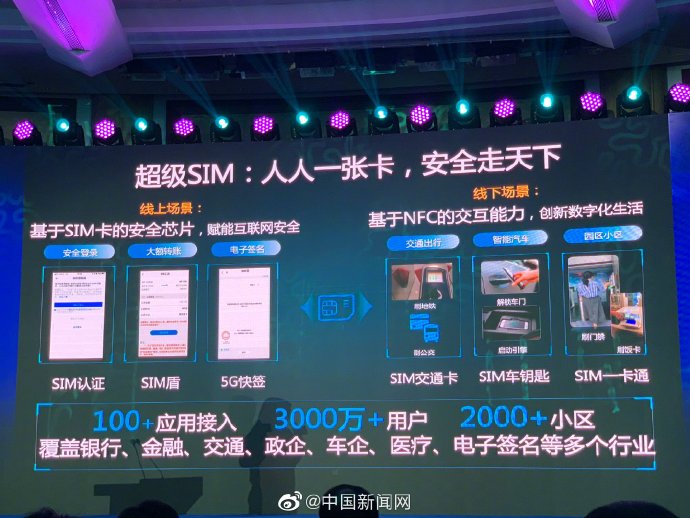 中国移动将推出手机超级SIM卡,可当交通卡、车钥匙等