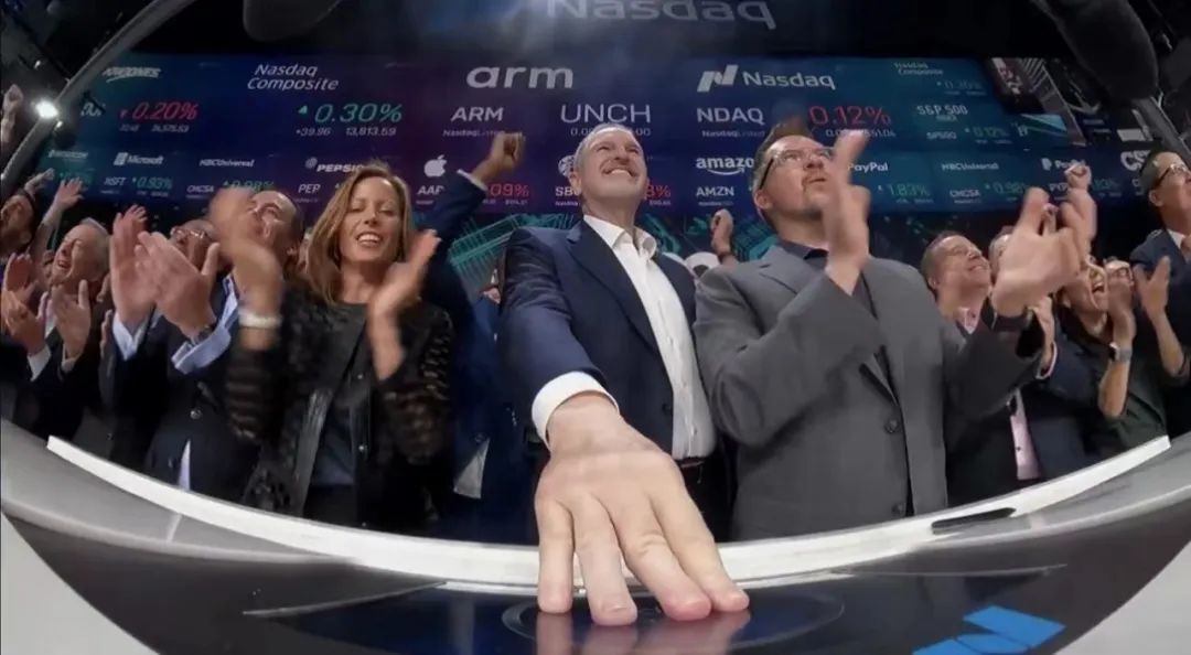 创下全球规模最大IPO,Arm敲钟纳斯达克上市首日开盘上涨25%!苹果、英特尔、英伟达等都来投资? 创下全球规模最大IPO,Arm敲钟纳斯达克上市首日开盘上涨25%!苹果、英特尔、英伟达等都来投资?